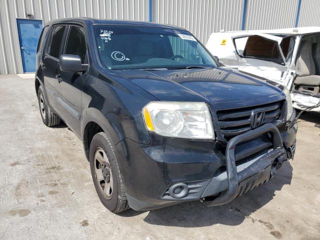 HONDA PILOT LX 2014 with VIN 5FNYF3H20EB024705 - Photo from auction
