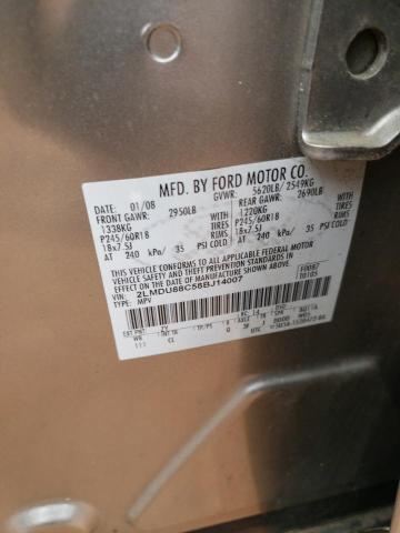 Photo 10 from auction – 2008 LINCOLN MKX with VIN 2LMDU88C58BJ14007