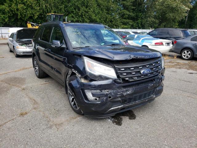 FORD EXPLORER X 2017 with VIN 1FM5K8D8XHGB84604 - Photo from auction