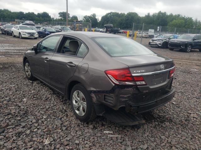 Photo 3 from auction – 2014 HONDA CIVIC LX with VIN 19XFB2F55EE205041