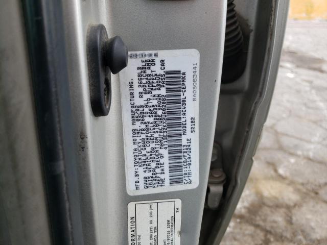Photo 10 from auction – 2002 TOYOTA CAMRY with VIN 4T1BE32KX2U602082