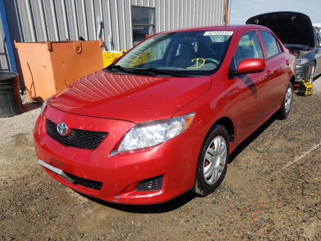 Photo 2 from auction – 2009 TOYOTA COROLLA BA with VIN 1NXBU40E69Z081779