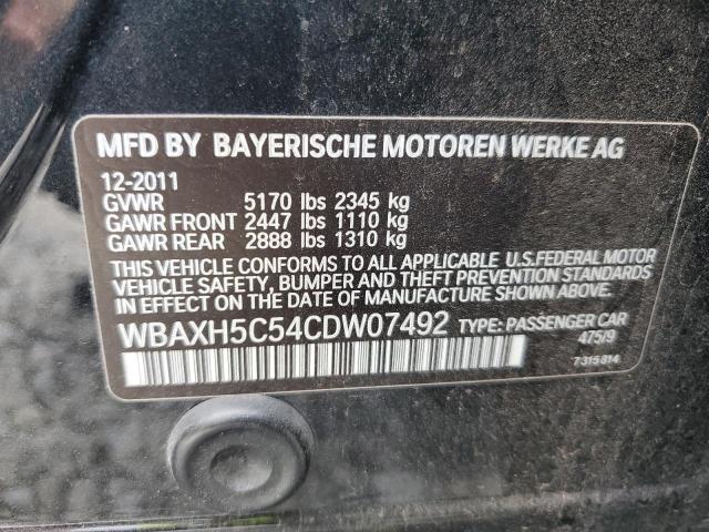 Photo 10 from auction – 2012 BMW 528XI with VIN WBAXH5C54CDW07492
