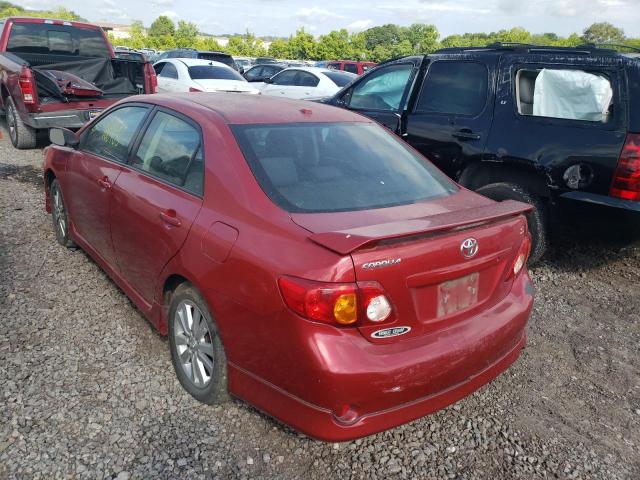 Photo 3 from auction – 2009 TOYOTA COROLLA BA with VIN 1NXBU40E29Z156333