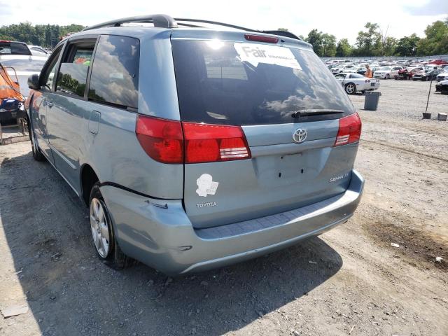 Photo 3 from auction – 2005 TOYOTA SIENNA CE with VIN 5TDZA23C05S227859