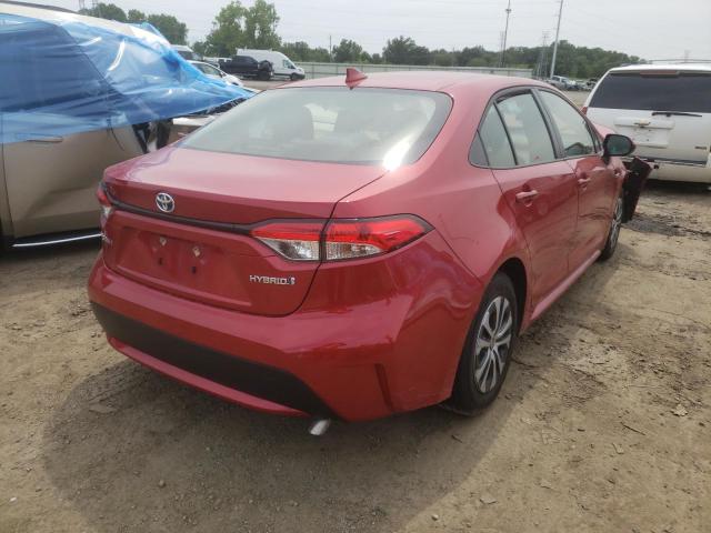 Photo 4 from auction – 2021 TOYOTA COROLLA LE with VIN JTDEAMDE3MJ017259