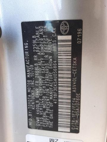 Photo 10 from auction – 2010 TOYOTA CAMRY BASE with VIN 4T1BF3EK5AU056864