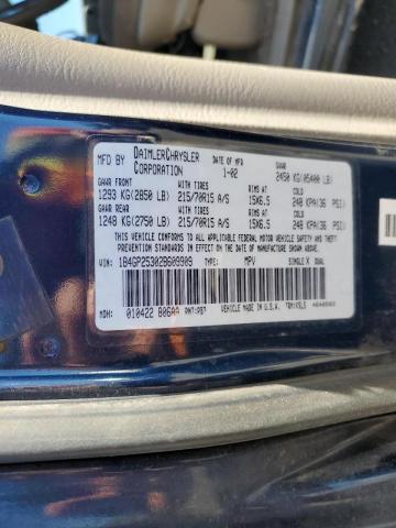 Photo 10 from auction – 2002 DODGE CARAVAN SE with VIN 1B4GP25302B609909