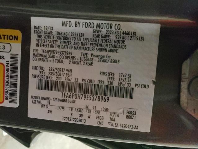 Photo 10 from auction – 2014 FORD FUSION SE with VIN 1FA6P0H79E5378969
