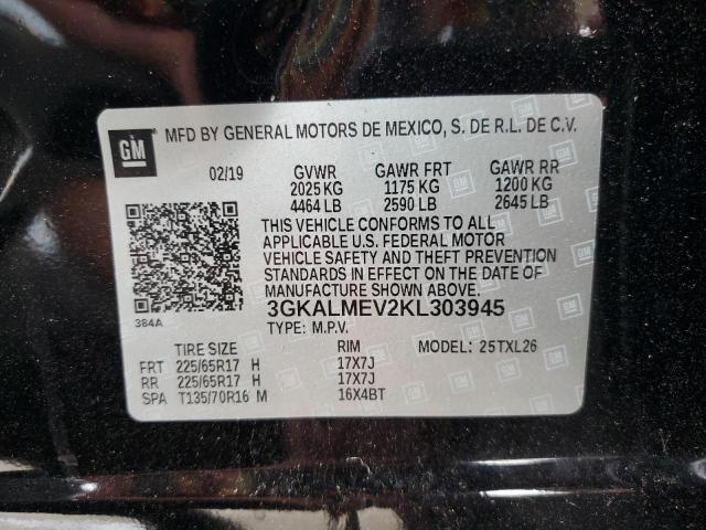 Photo 10 from auction – 2019 GMC TERRAIN SL with VIN 3GKALMEV2KL303945