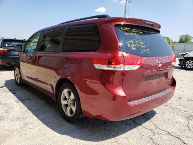 Photo 3 from auction – 2011 TOYOTA SIENNA LE with VIN 5TDKK3DC3BS098109