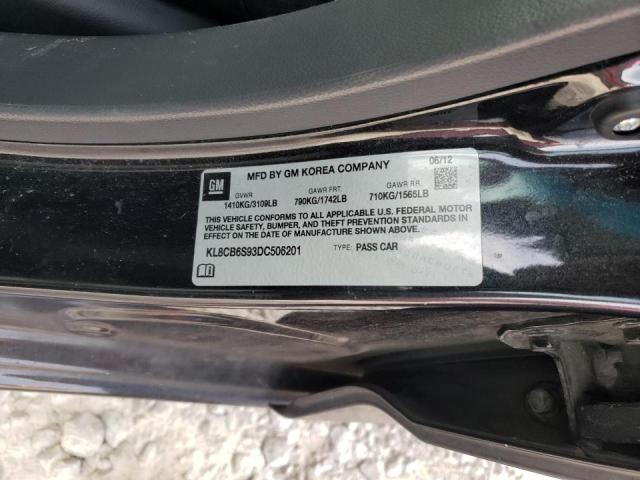 Photo 10 from auction – 2013 CHEVROLET SPARK LS with VIN KL8CB6S93DC506201