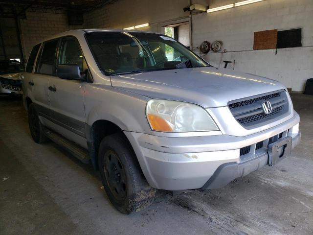 HONDA PILOT LX 2004 with VIN 2HKYF18194H509663 - Photo from auction