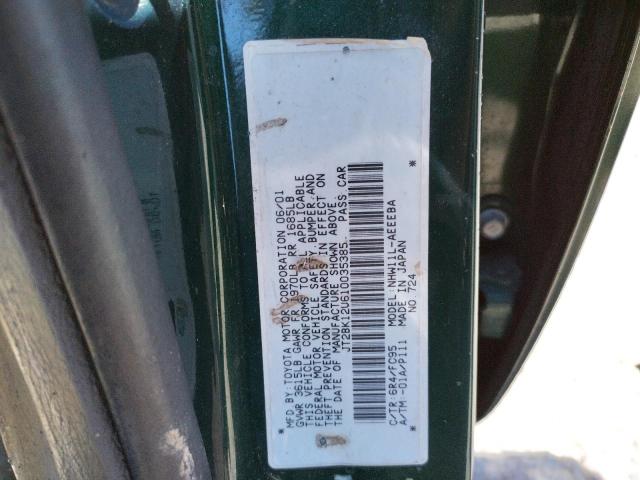 Photo 10 from auction – 2001 TOYOTA PRIUS with VIN JT2BK12U610035385