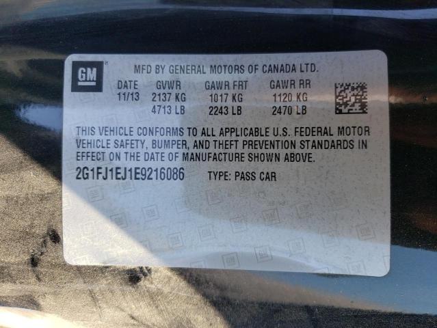 Photo 10 from auction – 2014 CHEVROLET CAMARO SS with VIN 2G1FJ1EJ1E9216086