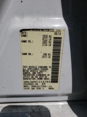 Photo 10 from auction – 2015 NISSAN ALTIMA 2.5 with VIN 1N4AL3AP4FC153793