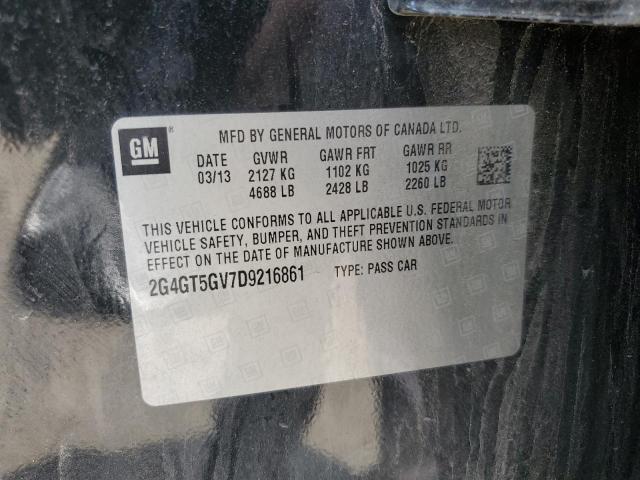 Photo 10 from auction – 2013 BUICK REGAL PREM with VIN 2G4GT5GV7D9216861