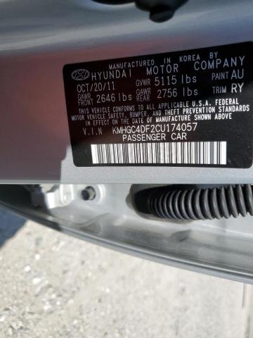 Photo 10 from auction – 2012 HYUNDAI GENESIS 4. with VIN KMHGC4DF2CU174057