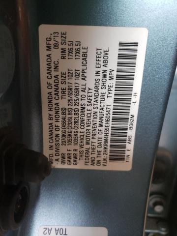 Photo 10 from auction – 2014 HONDA CR-V EX with VIN 2HKRM4H59EH605471