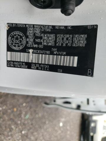 Photo 10 from auction – 2014 TOYOTA SIENNA SPO with VIN 5TDXK3DC3ES472180
