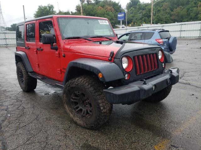 JEEP WRANGLER U 2014 with VIN 1C4BJWDG1EL118158 - Photo from auction