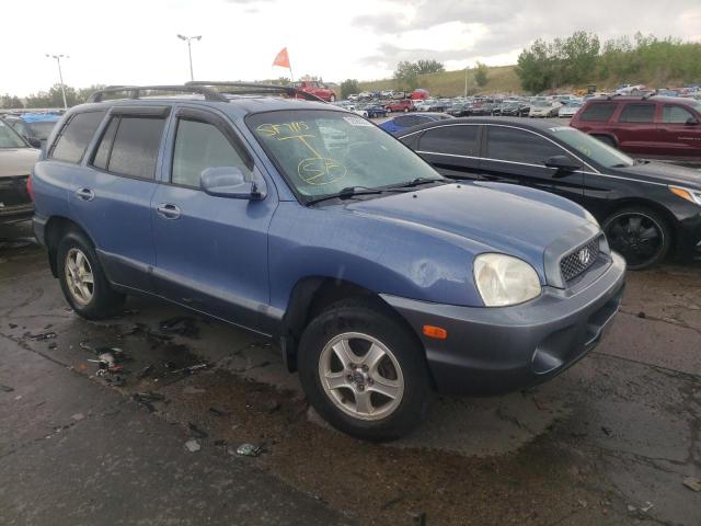 HYUNDAI SANTA FE G 2002 with VIN KM8SC73D02U266827 - Photo from auction