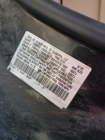 Photo 10 from auction – 2005 HONDA ODYSSEY EX with VIN 5FNRL38745B077898