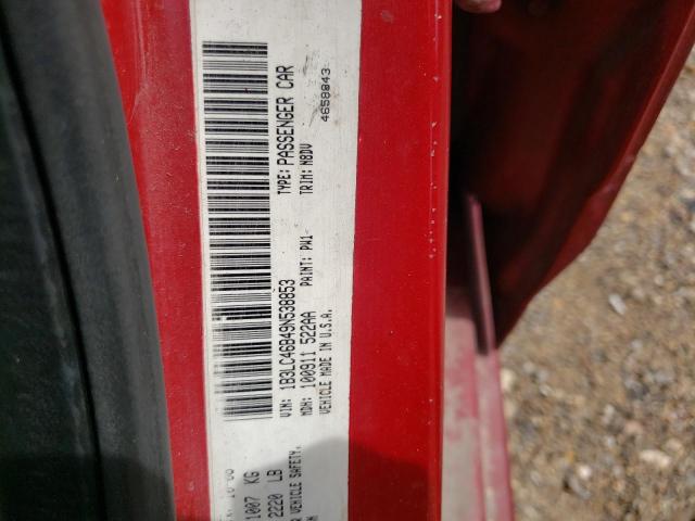 Photo 10 from auction – 2009 DODGE AVENGER SE with VIN 1B3LC46B49N538853
