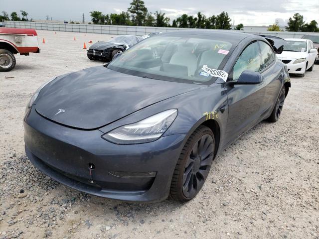 Photo 2 from auction – 2021 TESLA MODEL 3 with VIN 5YJ3E1EC6MF856367