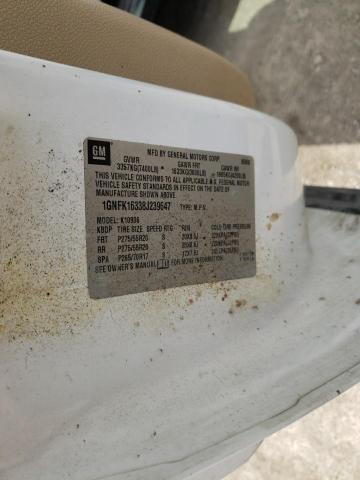 Photo 10 from auction – 2008 CHEVROLET SUBURBAN K with VIN 1GNFK16338J239647