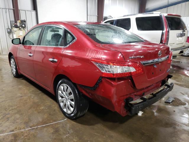Photo 3 from auction – 2014 NISSAN SENTRA S with VIN 3N1AB7AP5EL679649
