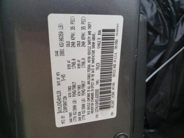 Photo 10 from auction – 2005 DODGE RAM 1500 S with VIN 1D7HU16N55J626585