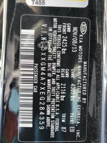 Photo 10 from auction – 2014 KIA OPTIMA LX with VIN 5XXGM4A7XEG284359