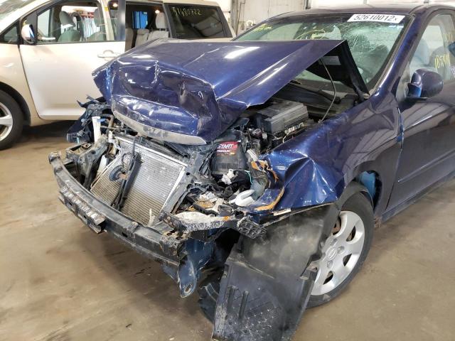 Photo 9 from auction – 2008 KIA SPECTRA EX with VIN KNAFE121185515754