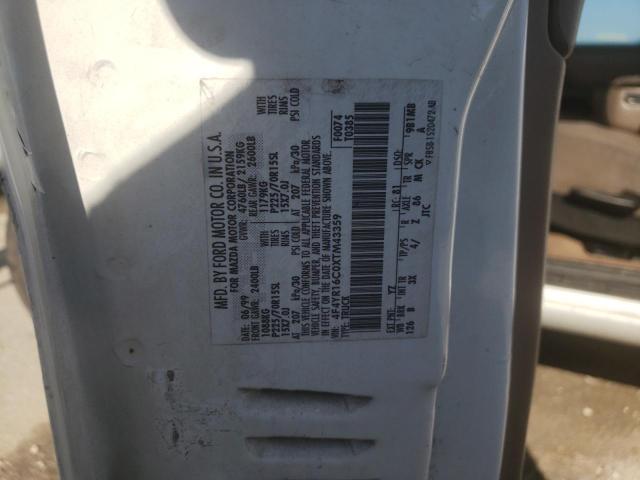 Photo 10 from auction – 1999 MAZDA B2500 CAB with VIN 4F4YR16C0XTM43359