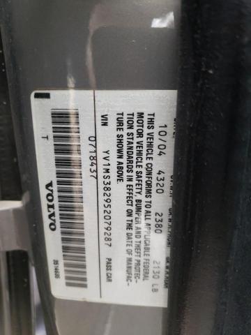 Photo 10 from auction – 2005 VOLVO S40 2.4I with VIN YV1MS382952079287
