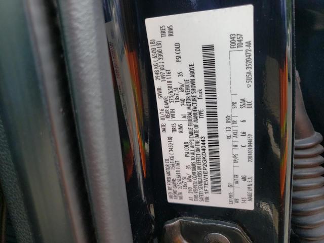 Photo 10 from auction – 2016 FORD F150 SUPER with VIN 1FTEW1EP2GKD40443