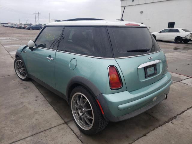 Photo 3 from auction – 2003 MINI COOPER with VIN WMWRC33453TC42266