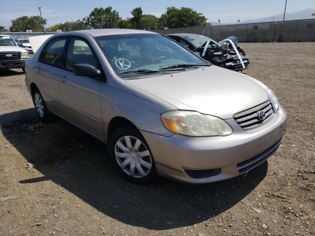 TOYOTA COROLLA 2003 with VIN 2T1BR32E43C003602 - Photo from auction