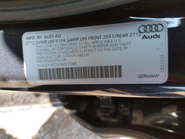Photo 10 from auction – 2013 AUDI A6 PREMIUM with VIN WAUGFAFC5DN027088