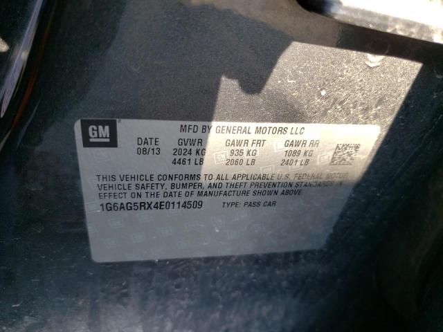 Photo 10 from auction – 2014 CADILLAC ATS with VIN 1G6AG5RX4E0114509