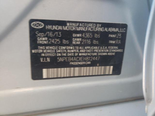 Photo 10 from auction – 2014 HYUNDAI SONATA GLS with VIN 5NPEB4ACXEH812447