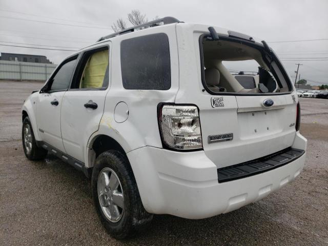 Photo 3 from auction – 2008 FORD ESCAPE XLT with VIN 1FMCU93128KB16029