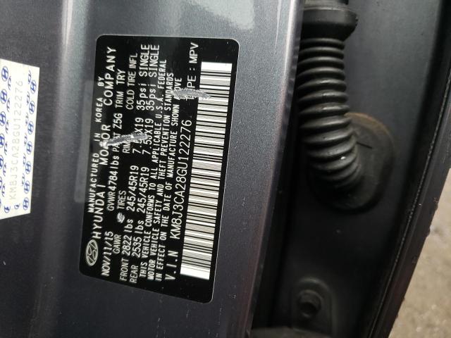 Photo 10 from auction – 2016 HYUNDAI TUCSON LIM with VIN KM8J3CA28GU122276
