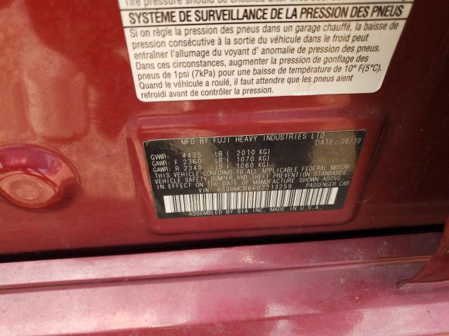 Снимка 10 от търг – 2011 SUBARU LEGACY 2.5 с VIN 4S3BMCB66B3213259