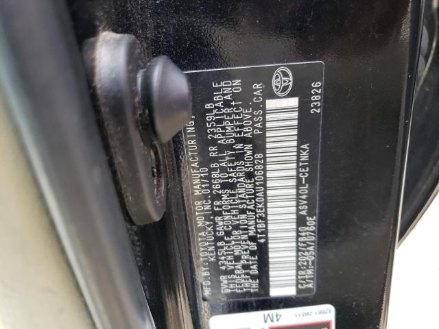Photo 10 from auction – 2010 TOYOTA CAMRY BASE with VIN 4T1BF3EK0AU106828