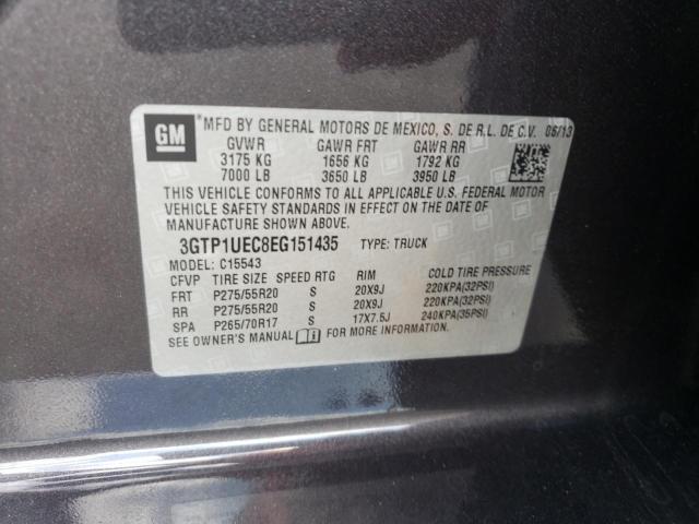 Photo 10 from auction – 2014 GMC SIERRA C15 with VIN 3GTP1UEC8EG151435