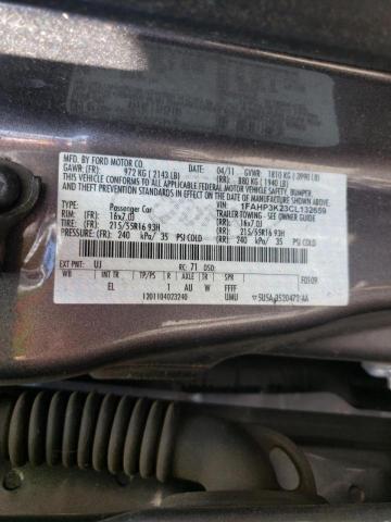 Photo 10 from auction – 2012 FORD FOCUS SE with VIN 1FAHP3K23CL132659