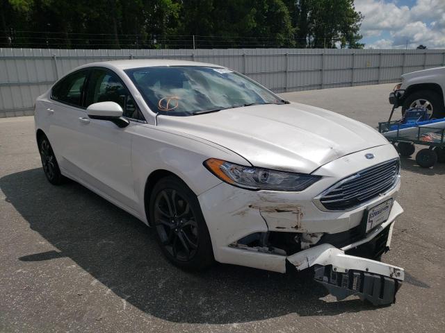 FORD FUSION SE 2018 with VIN 3FA6P0HD5JR135415 - Photo from auction