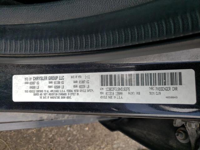 Photo 10 from auction – 2011 CHRYSLER 200 LIMITE with VIN 1C3BC2FG1BN516376